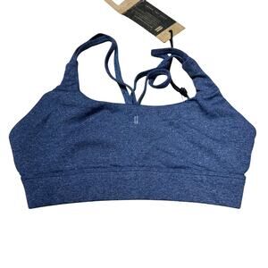 NOBULL Women's Crop Bra Size X-Small Heather Blue New With Tags Condition